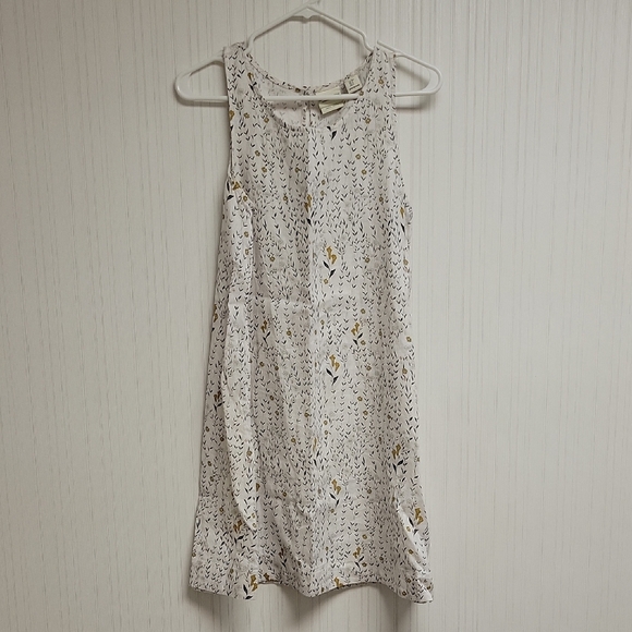 Rachel Zoe Floral Washable Linen Dress With Pockets A Line Sz Small Knee Length - Picture 1 of 6